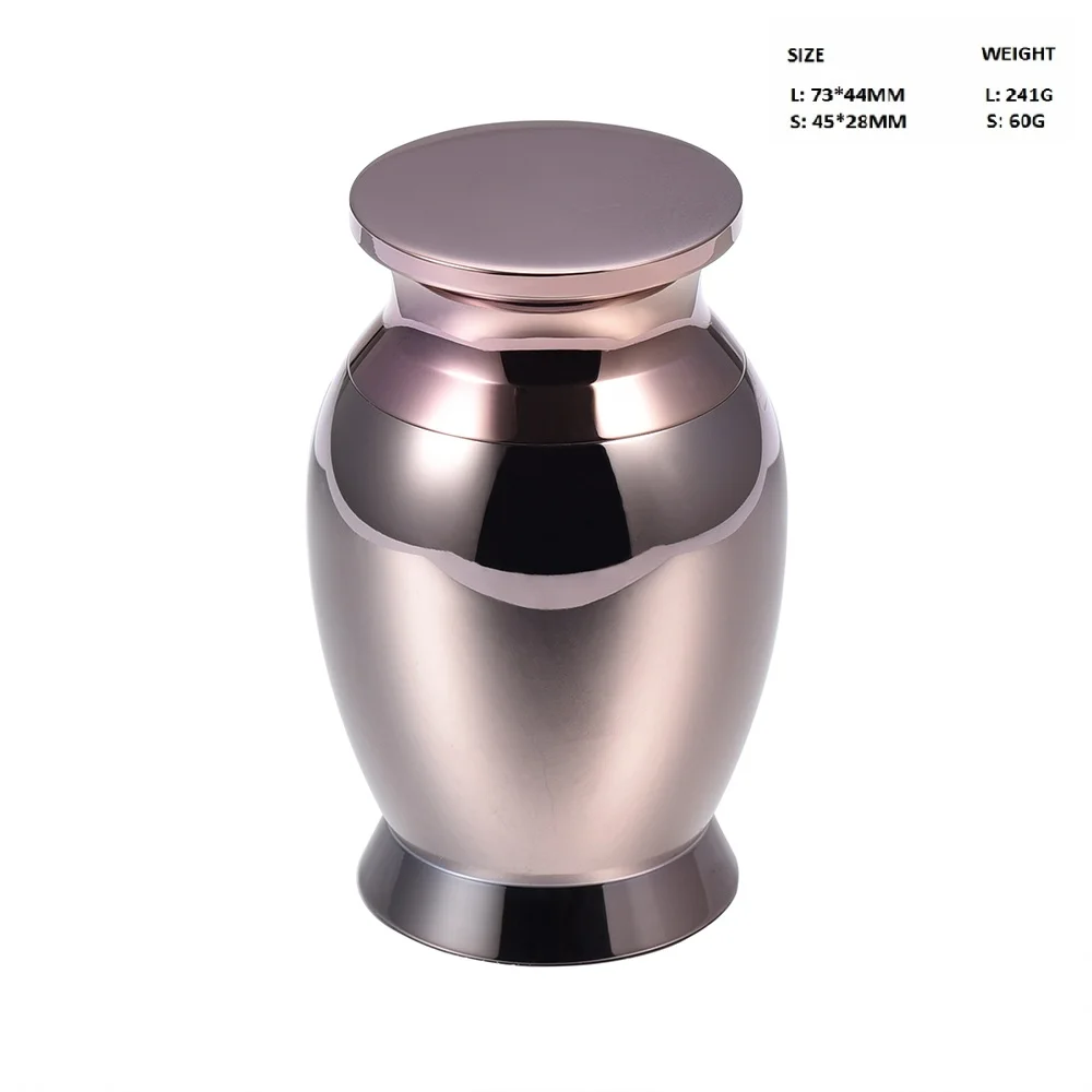 IJU028-5 Hot Selling Engravable Highly Poslihed Stainless Steel Coffee Gold Color Pet Memorial Urn Human Mini Cremation Urn
IJU028-5 Hot Selling Engravable Highly Poslihed Stainless Steel Coffee Gold Color Pet Memorial Urn Human Mini Cremation Urn