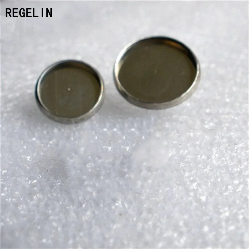 REGELIN Stainless Steel Brooch Settings Blank Round Cabochon Base Bezel Trays 10pcs/lot for 10-20mm Cabochon Cameo DIY Brooch
REGELIN Stainless Steel Brooch Settings Blank Round Cabochon Base Bezel Trays 10pcs/lot for 10-20mm Cabochon Cameo DIY Brooch