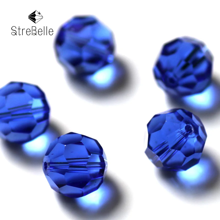 Fashion Jewelry Accessory 10mm Blue Crystal Glass Facet Round Loose Spacer Beads 100pcs/Bag AH10MM
Fashion Jewelry Accessory 10mm Blue Crystal Glass Facet Round Loose Spacer Beads 100pcs/Bag AH10MM