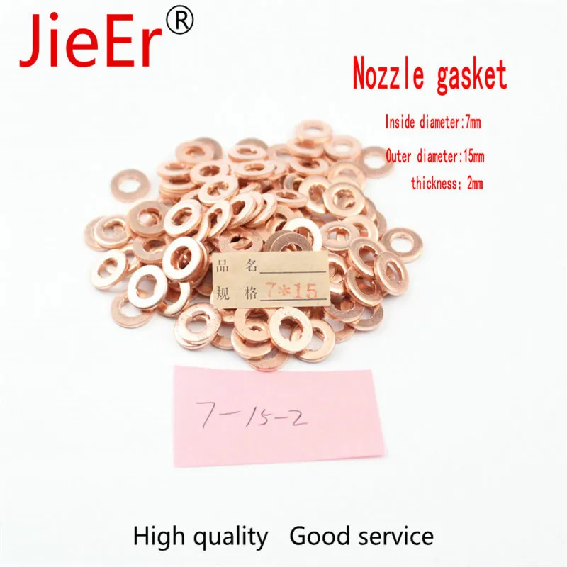 Медная шайба, 10 шт./лот F00VC17504 для форсунок, F 00V C17 504
Медная шайба, 10 шт./лот F00VC17504 для форсунок, F 00V C17 504