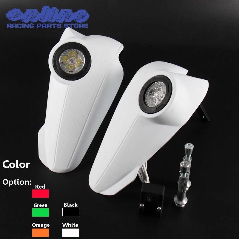 Светодиодная защита для рук Vision с светильник кой ДЛЯ CRF YZF KXF RMZ KLX EXC мотоцикла