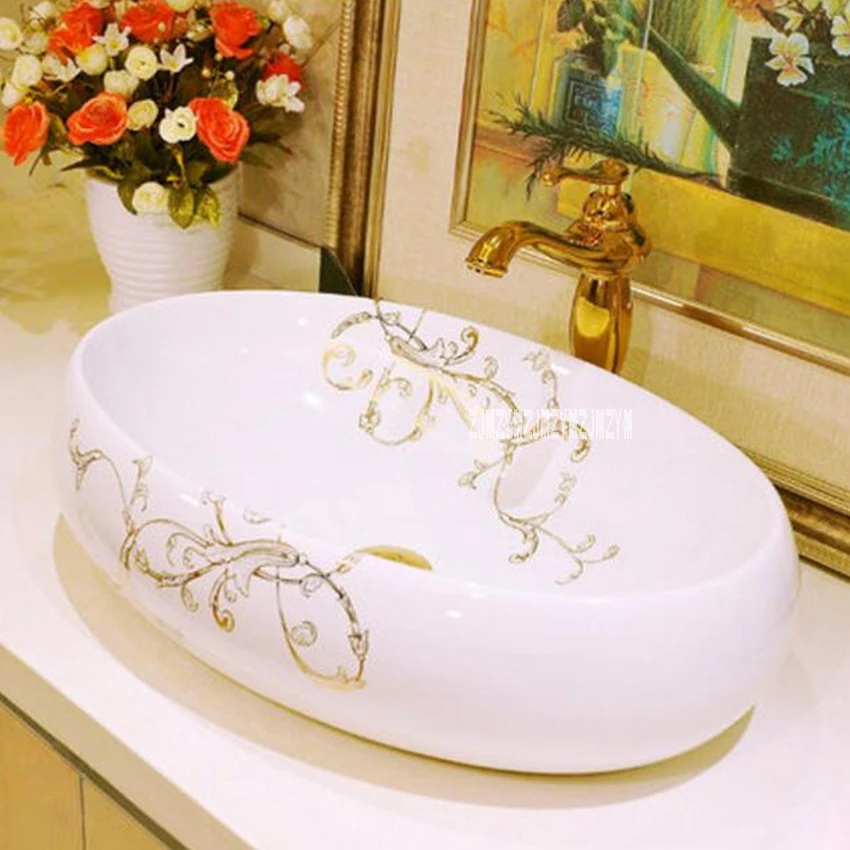 JT-9230 Countertop Sinks Ceramic Art Basin Ceramic High-quality Home Counter Top Wash Basin Household Bathroom Sink Washbasin
JT-9230 Countertop Sinks Ceramic Art Basin Ceramic High-quality Home Counter Top Wash Basin Household Bathroom Sink Washbasin
