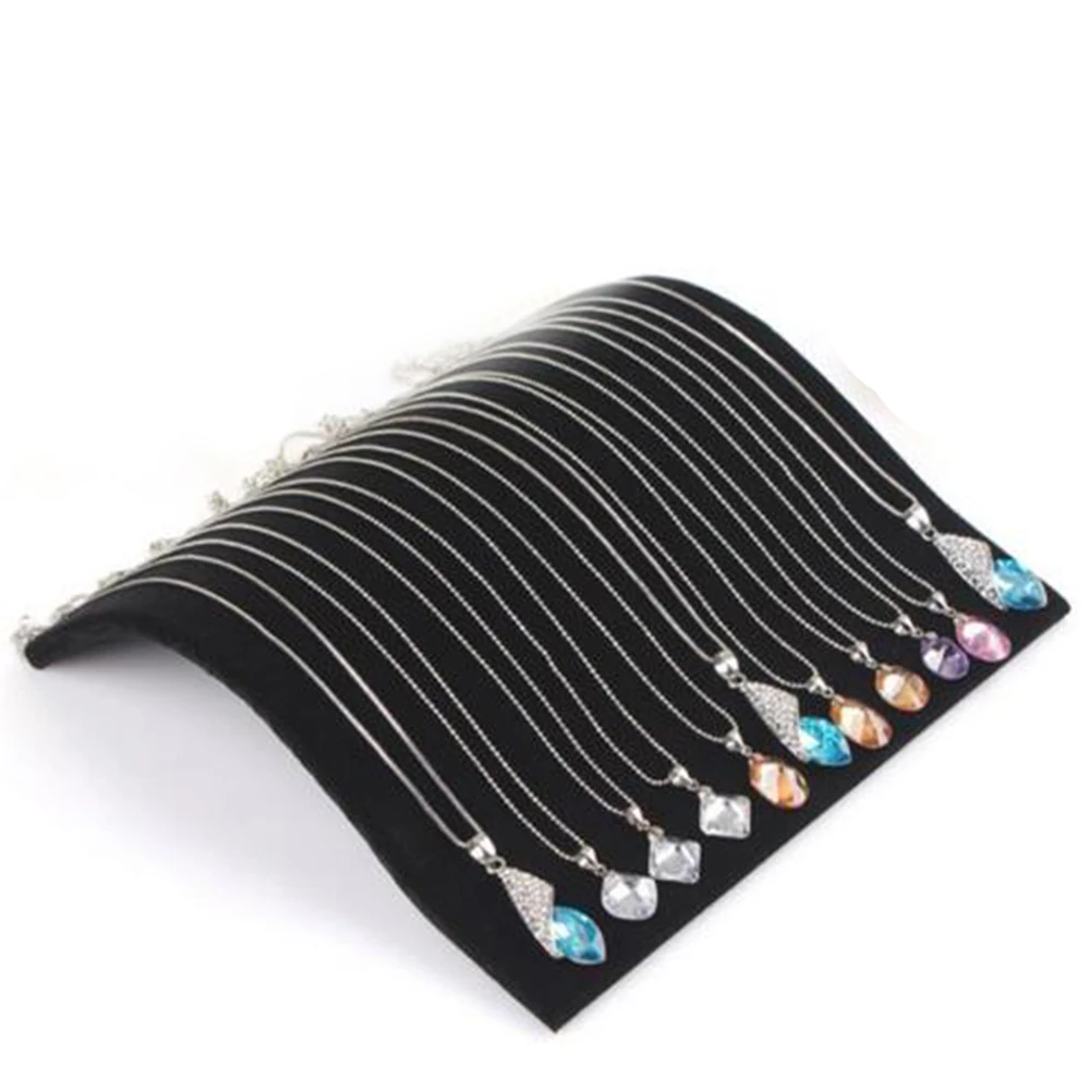 Simple Black Velvet Necklace Display Board Necklace Chain Pendant Displays Jewelry Organizer Stand Holder For Women 2018 Best
Simple Black Velvet Necklace Display Board Necklace Chain Pendant Displays Jewelry Organizer Stand Holder For Women 2018 Best
