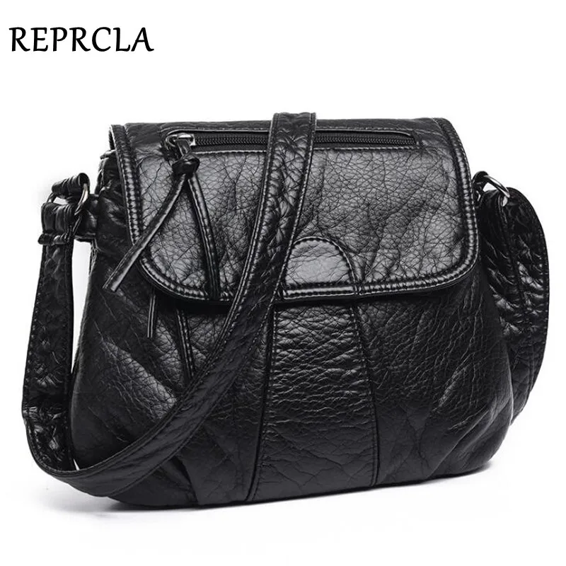 Сумка-мессенджер REPRCLA Женская брендовая дизайнерская мягкая сумка через плечо из