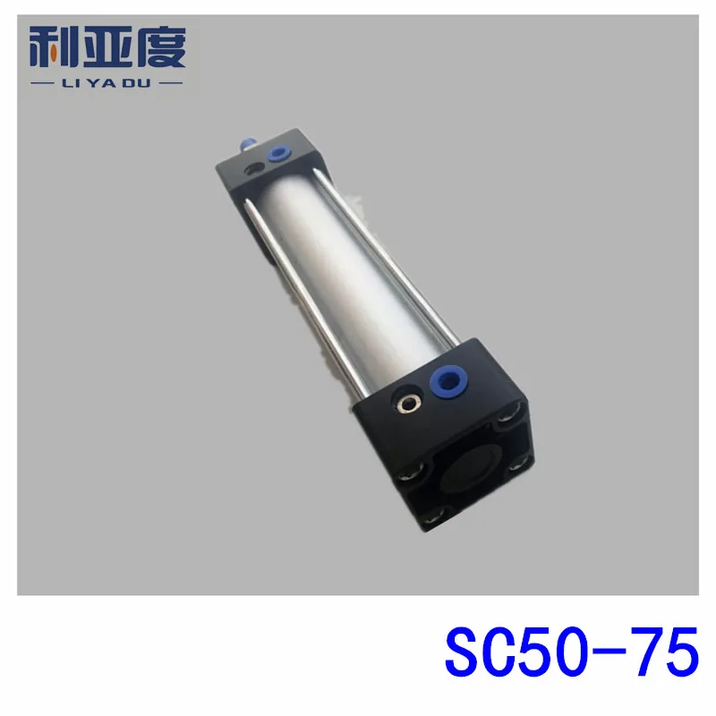 SC50*75 Rod aluminum alloy standard cylinder SC50X75 pneumatic components 50mm Bore 75mm Stroke
SC50*75 Rod aluminum alloy standard cylinder SC50X75 pneumatic components 50mm Bore 75mm Stroke