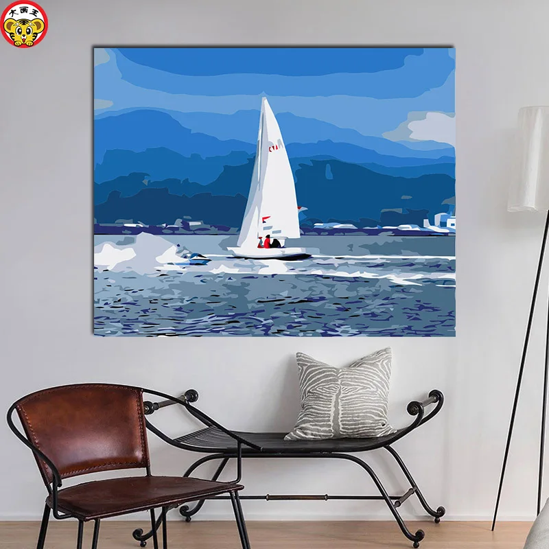 painting by numbers art paint by number Sailboat sea blue cartoon paintings drawing coloring by numbers on canvas with frame num
painting by numbers art paint by number Sailboat sea blue cartoon paintings drawing coloring by numbers on canvas with frame num