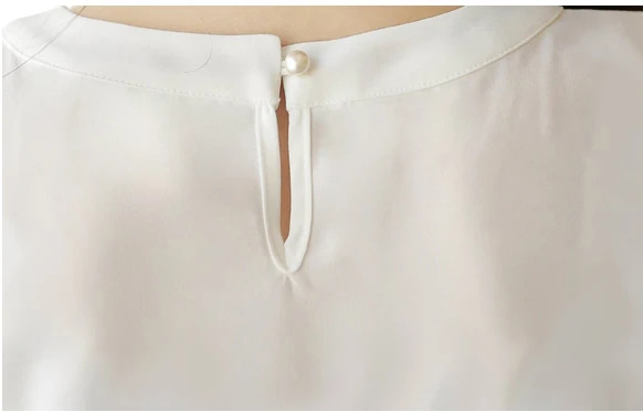 Autumn winter large size wild loose chiffon shirt female short sleeve V-neck sleeve white white bottoming shirt A145
Autumn winter large size wild loose chiffon shirt female short sleeve V-neck sleeve white white bottoming shirt A145