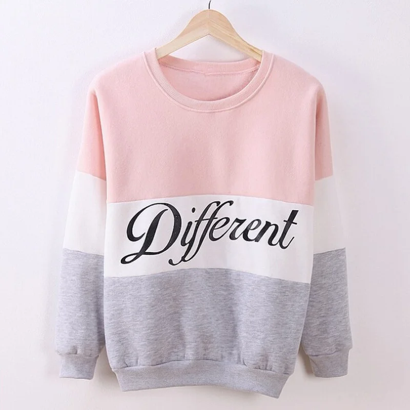 Autumn Spring Women Hoodies Patchwork Sweatshirt Fleece Letter Printed Tracksuits Long Sleeve O-neck Pullover Tops Sportswear
Autumn Spring Women Hoodies Patchwork Sweatshirt Fleece Letter Printed Tracksuits Long Sleeve O-neck Pullover Tops Sportswear