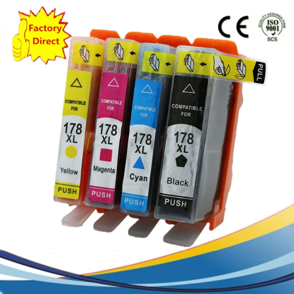 Сменные чернильные струйные картриджи для HP178XL HP178 178XL 178 Photosmart B8550 B8553 B8558 C6383 5510 5511 5512 5514 5515
Сменные чернильные струйные картриджи для HP178XL HP178 178XL 178 Photosmart B8550 B8553 B8558 C6383 5510 5511 5512 5514 5515