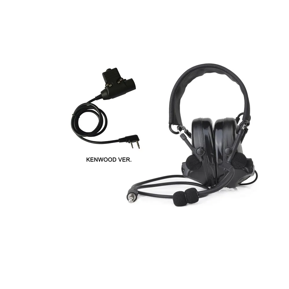 Tactical headset Comtac II active noise reduction Airsoft military headset + PTT plug for military headset adapter U94 PTT
Tactical headset Comtac II active noise reduction Airsoft military headset + PTT plug for military headset adapter U94 PTT