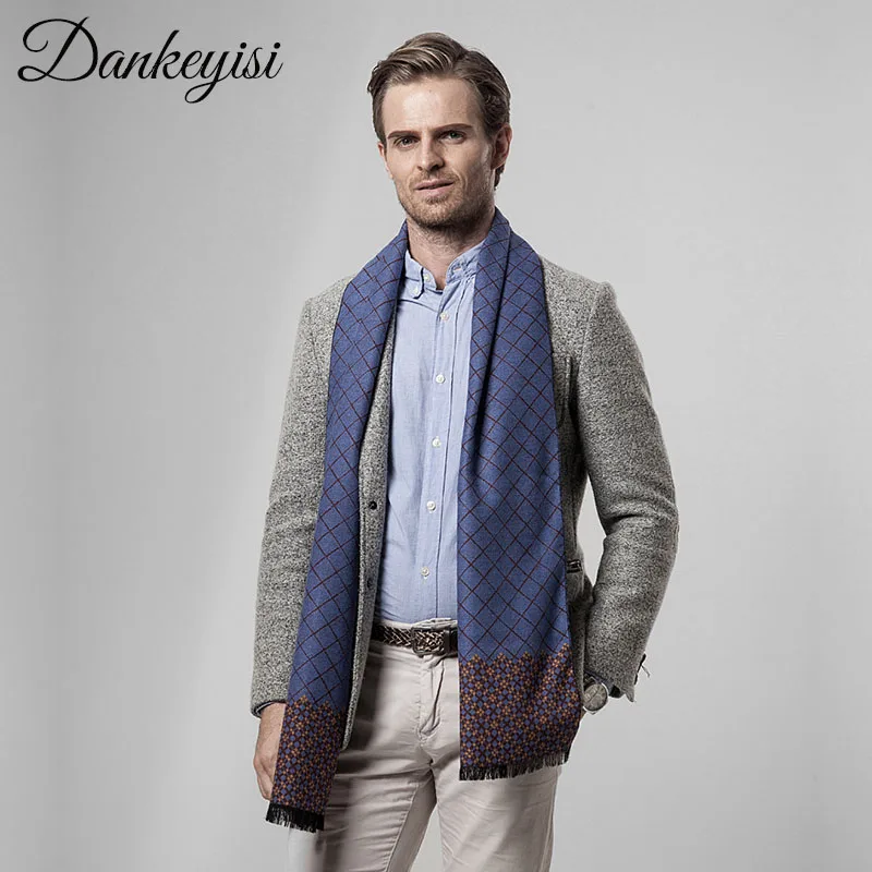 DANKEYISI Scarf Men Business Luxury Brand Plaid Cashmere Scarves Shawl Male Foulard Wool hijab Bandana Autumn Scarves For Men
DANKEYISI Scarf Men Business Luxury Brand Plaid Cashmere Scarves Shawl Male Foulard Wool hijab Bandana Autumn Scarves For Men
