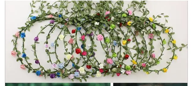100pcs/lot headband flower crown headbands Bridal wreath 8 flowers Wedding Garland hair accessories
100pcs/lot headband flower crown headbands Bridal wreath 8 flowers Wedding Garland hair accessories