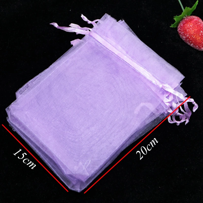 100pcs/lot Orchid Organza Bags 15x20cm Party Favor Christmas Jewelry Bracelet Gifts Packaging Bags Cute Organza Gift Bag Pouches
100pcs/lot Orchid Organza Bags 15x20cm Party Favor Christmas Jewelry Bracelet Gifts Packaging Bags Cute Organza Gift Bag Pouches