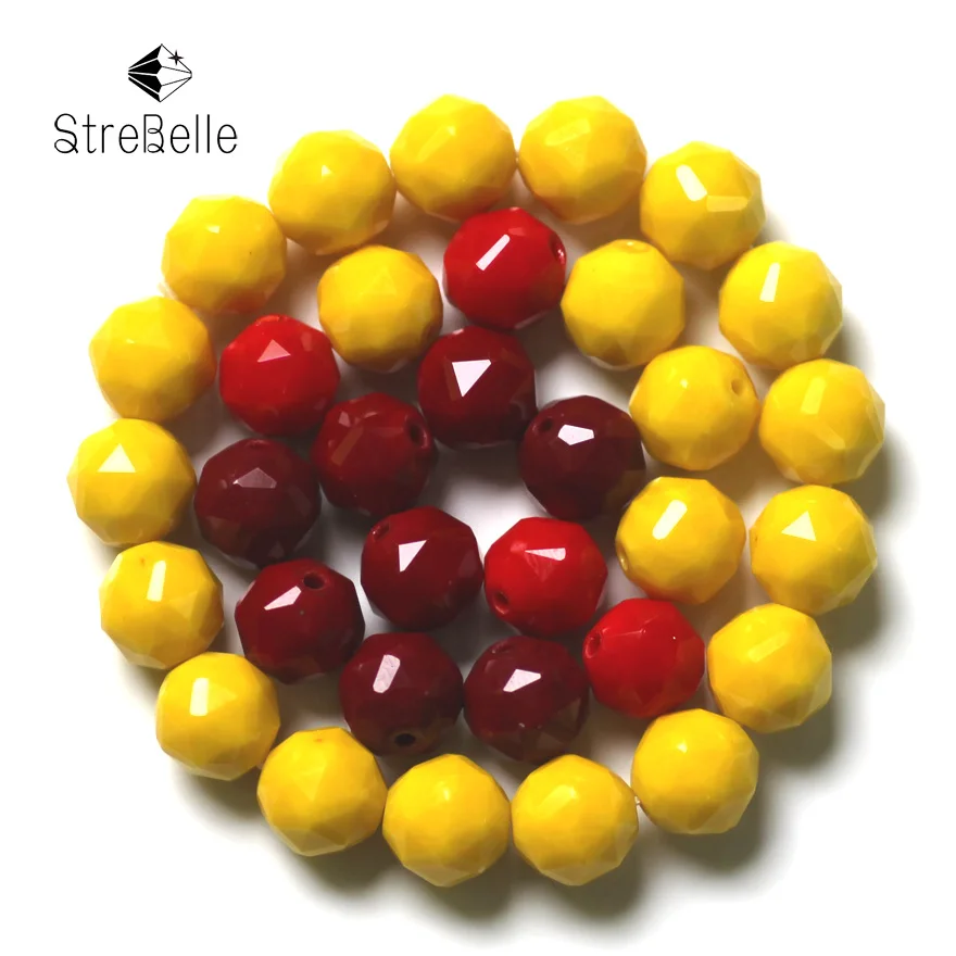 10mm 100pcs Wholesale of Beautiful Fashion Crystal Glass Faceted Round Beads 84fa Glass Loose Beads Round China Red Color Beads
10mm 100pcs Wholesale of Beautiful Fashion Crystal Glass Faceted Round Beads 84fa Glass Loose Beads Round China Red Color Beads