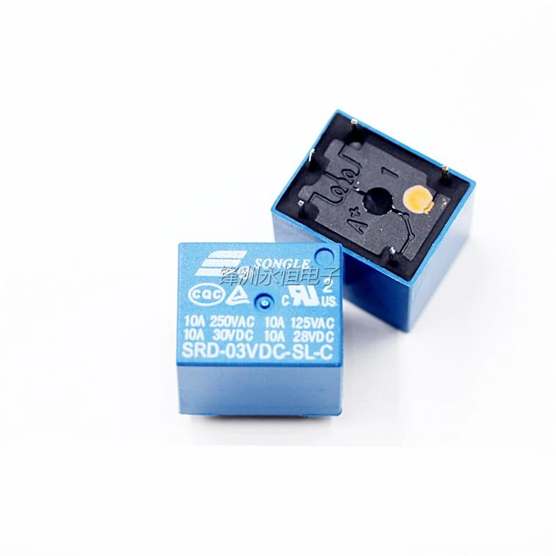 10 шт. DC 3V действительно DIP-5PIN T73 SRD-3VDC-SL-C SRD-03VDC-SL-C PCB Тип Songle Мощность реле |