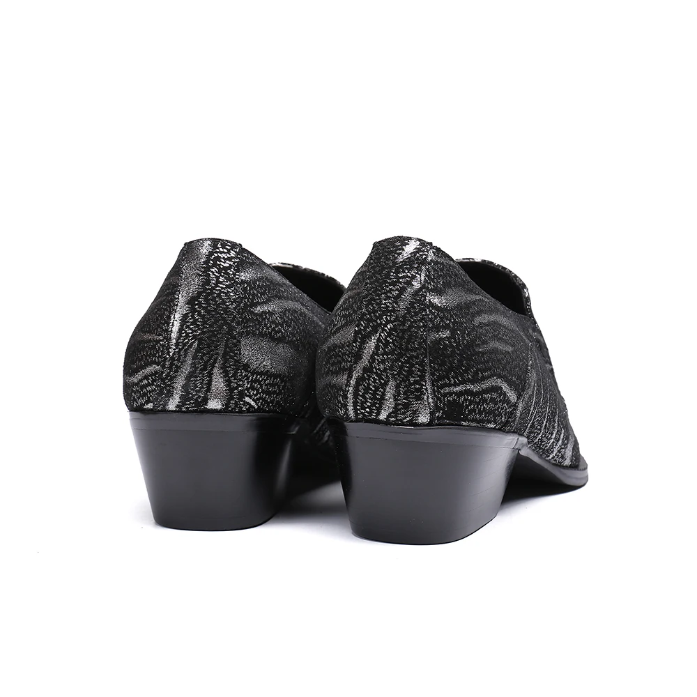 Christia Bella Printing Genuine Leather Men Office Shoes Big Size Fashion Middle Heel Men Shoes Slip on Formal Party Dress Shoes
Christia Bella Printing Genuine Leather Men Office Shoes Big Size Fashion Middle Heel Men Shoes Slip on Formal Party Dress Shoes