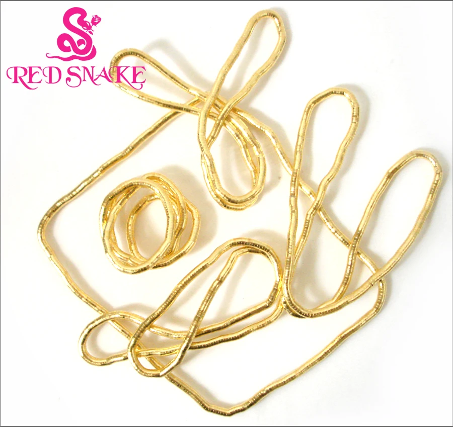 RED SNAKE 900*8mm 5pcs/lot Arbitrary Shape Bendy Bendable Twisty Gold-color Snake Necklace
RED SNAKE 900*8mm 5pcs/lot Arbitrary Shape Bendy Bendable Twisty Gold-color Snake Necklace