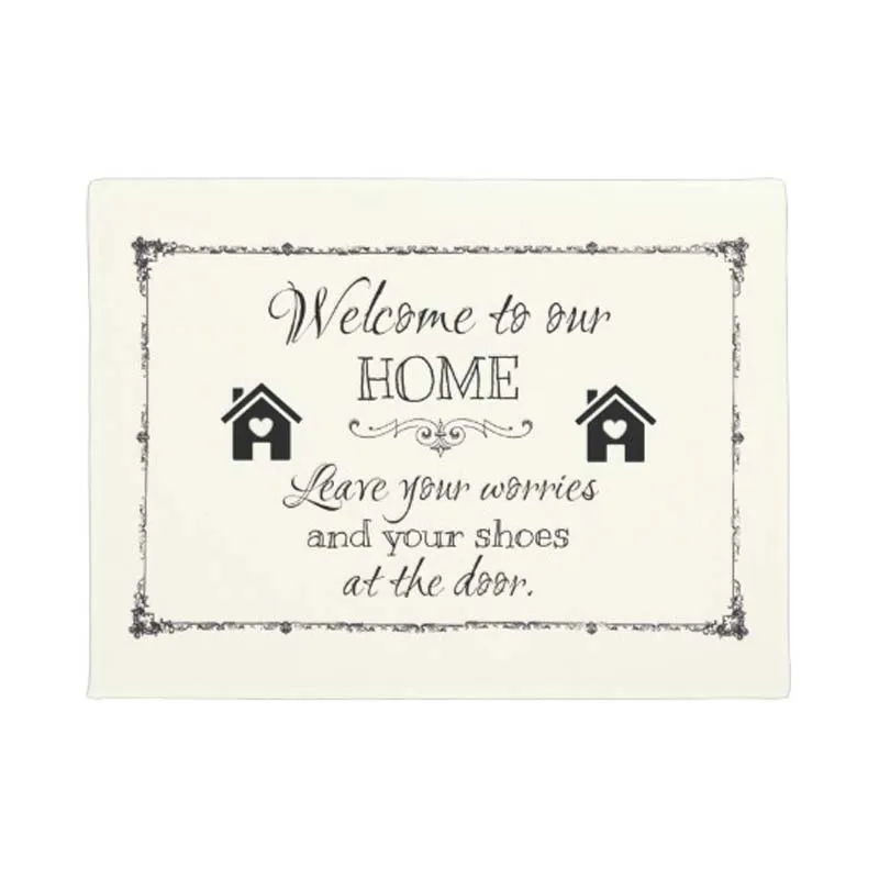 Welcome Mat: Leave your worries and your shoes Doormat Home Decoration Entry Non-slip Door Mat Rubber Washable Floor
Welcome Mat: Leave your worries and your shoes Doormat Home Decoration Entry Non-slip Door Mat Rubber Washable Floor