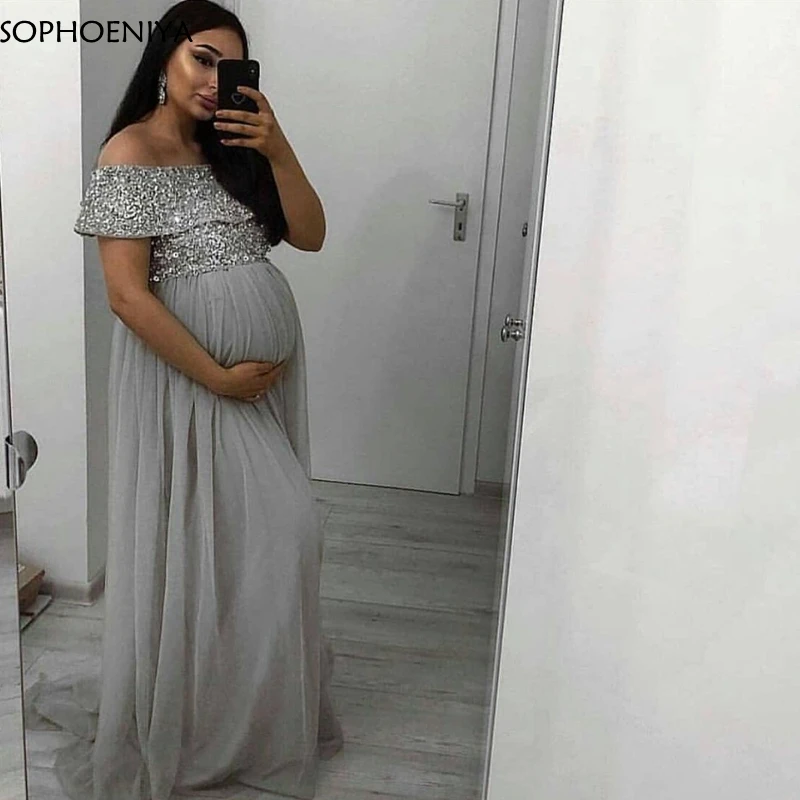 New Arrival Chiffon Pregnant woman evening dress abendkleider 2023 Silver Beading Evening gowns Vestidos de festa longo
New Arrival Chiffon Pregnant woman evening dress abendkleider 2023 Silver Beading Evening gowns Vestidos de festa longo