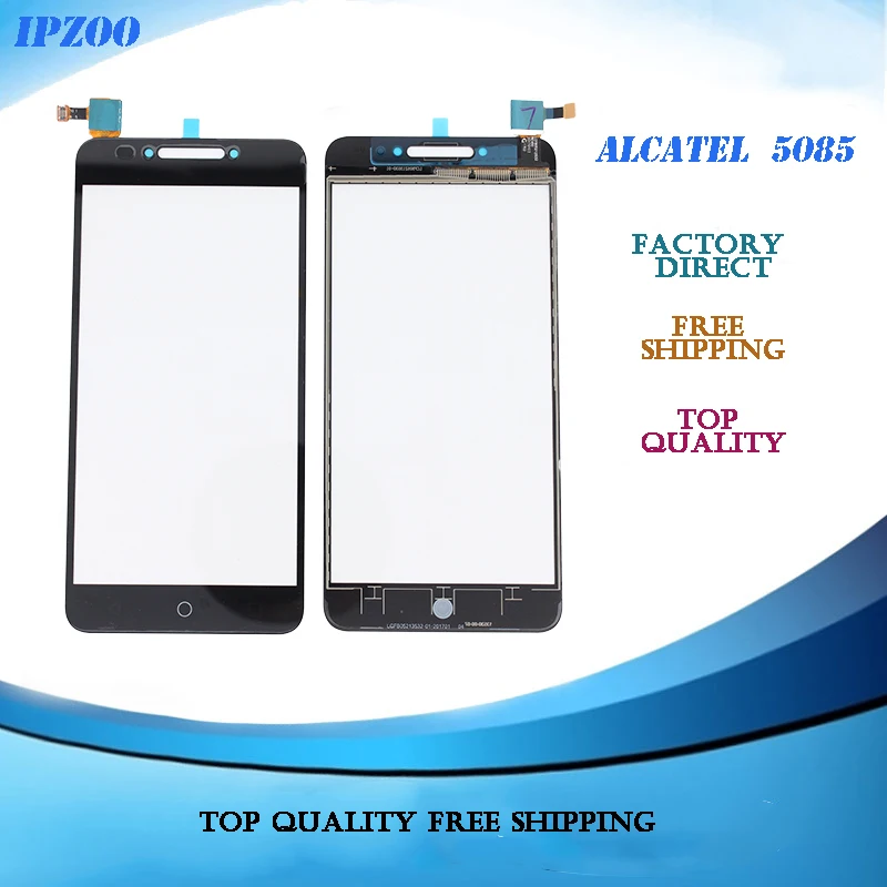 Для Alcatel A5 светодиодный 5085 OT-5085 5085D сенсорный экран Переднее стекло дигитайзер