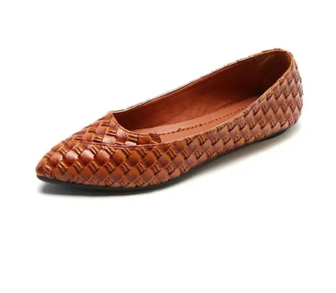 Women Flats Knitted Soft Faux Leather Ladies Shoes Work Career Office Lady Pointed Toe Slip On Female Casual Shoes Plus Size
Women Flats Knitted Soft Faux Leather Ladies Shoes Work Career Office Lady Pointed Toe Slip On Female Casual Shoes Plus Size