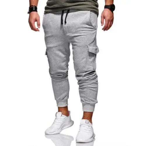 Men Casual Pocket Tracksuit Loose Sport Fit Jogging Joggers Sweat Cargo Pants Trousers
Men Casual Pocket Tracksuit Loose Sport Fit Jogging Joggers Sweat Cargo Pants Trousers