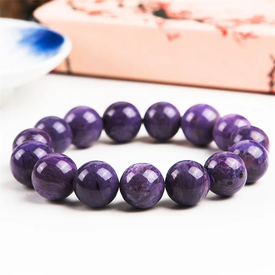 14mm Natural Charoite Gems Stone Purple Round Bead Bracelets For Women Stretch Charm Bracelet Femme Free Shipping
14mm Natural Charoite Gems Stone Purple Round Bead Bracelets For Women Stretch Charm Bracelet Femme Free Shipping