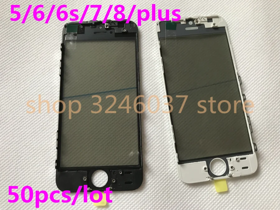 50pcs cold press Outer Bezel Assembled Front Glass Lens with Middle Frame+OCA+Polarized film For iPhone 6 6s 7 8 plus 5 5c 5s
50pcs cold press Outer Bezel Assembled Front Glass Lens with Middle Frame+OCA+Polarized film For iPhone 6 6s 7 8 plus 5 5c 5s