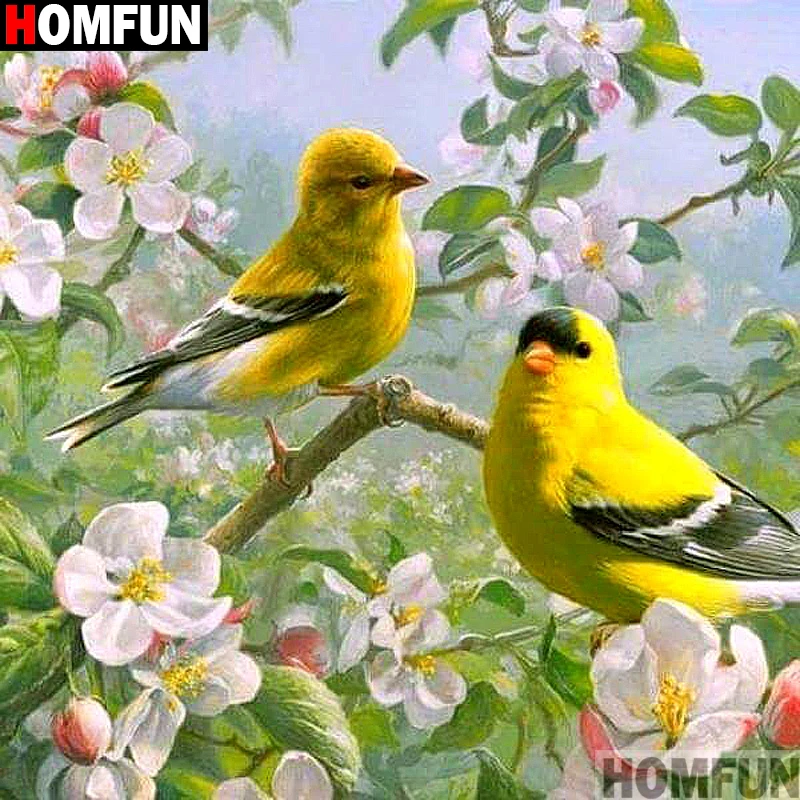 Алмазная живопись HOMFUN «Птицы и цветы», алмазная вышивка «сделай сам» с полными квадратными/круглыми стразами, 5D домашний декор, A13710
Алмазная живопись HOMFUN «Птицы и цветы», алмазная вышивка «сделай сам» с полными квадратными/круглыми стразами, 5D домашний декор, A13710