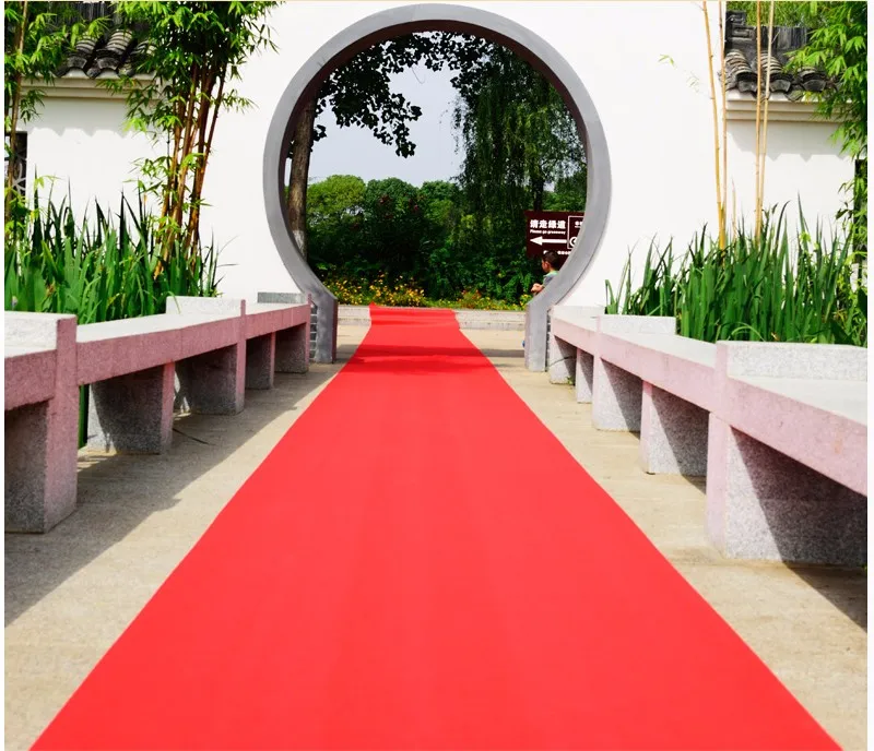 20 m/roll 1 m Wide RED Romantic Wedding Backdrop Centerpieces Decor Carpet Aisle Runner For Party Decoration Supplies
20 m/roll 1 m Wide RED Romantic Wedding Backdrop Centerpieces Decor Carpet Aisle Runner For Party Decoration Supplies