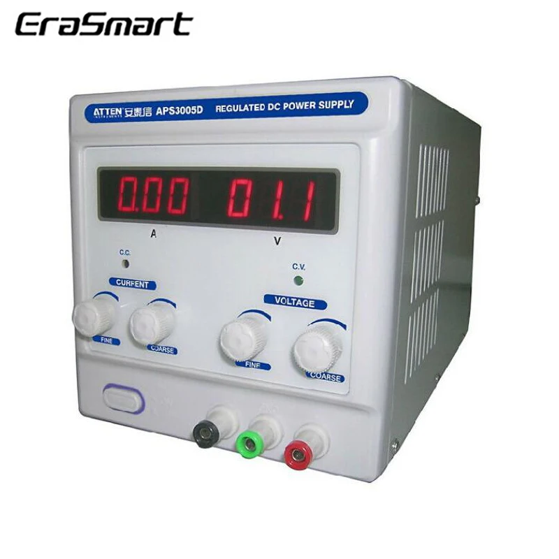 APS3005D Regulated Variable DC power supply Single Output 0-30V/0-5A For Laptop repairing Tool
APS3005D Regulated Variable DC power supply Single Output 0-30V/0-5A For Laptop repairing Tool
