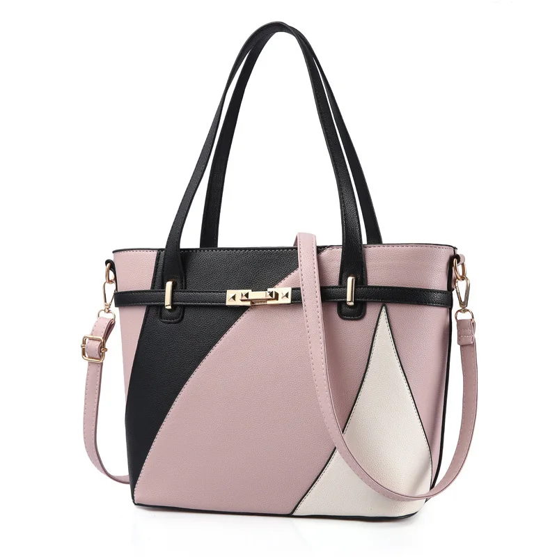 New Women Leather Handbags Shoulder Bag Women's Casual Tote Bag Female Patchwork Handbags High Quality Elegant Ladies Hand Bags
New Women Leather Handbags Shoulder Bag Women's Casual Tote Bag Female Patchwork Handbags High Quality Elegant Ladies Hand Bags