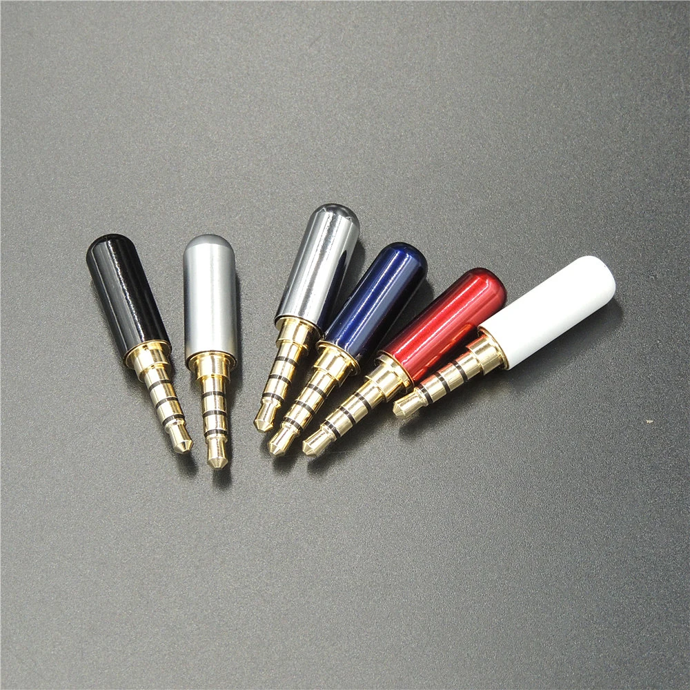 10Pcs Copper 4 Pole 3.5mm Plug Male Headphone Jack with Clip 3.5 mm Audio Connector For 4mm Cable Adapter
10Pcs Copper 4 Pole 3.5mm Plug Male Headphone Jack with Clip 3.5 mm Audio Connector For 4mm Cable Adapter