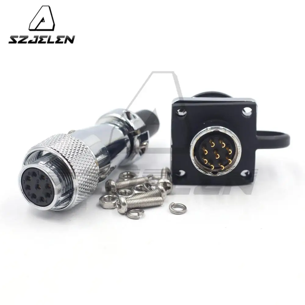 WS16 Series, 9-Pin Waterproof Connector Male Female , Industrial Connectors Plug Socket,Dustproof Connector 9pin ,IP67
WS16 Series, 9-Pin Waterproof Connector Male Female , Industrial Connectors Plug Socket,Dustproof Connector 9pin ,IP67