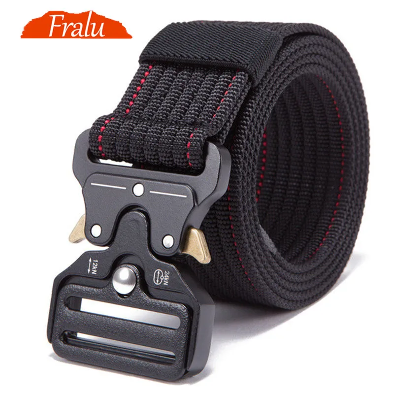 FRALU 2021 New Mens Tactical Belt Military Nylon Belt Outdoor multifunctional Training Belt Combat Belts Sturdy Waistban
FRALU 2021 New Mens Tactical Belt Military Nylon Belt Outdoor multifunctional Training Belt Combat Belts Sturdy Waistban