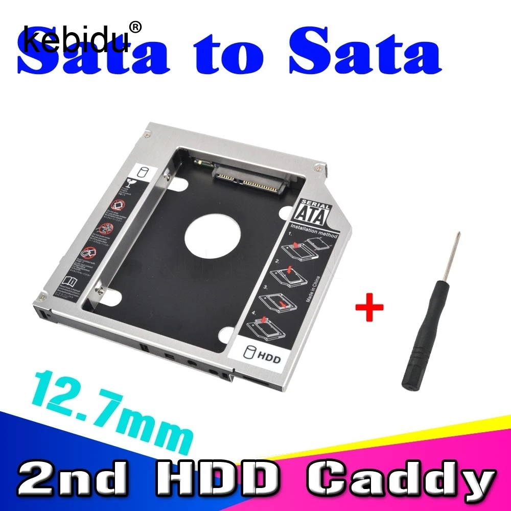 Sata 2 5 "SSD HDD HD внешний жесткий диск с драйвером корпус го кадра SATA 3 0 для 12 7 мм CD DVD