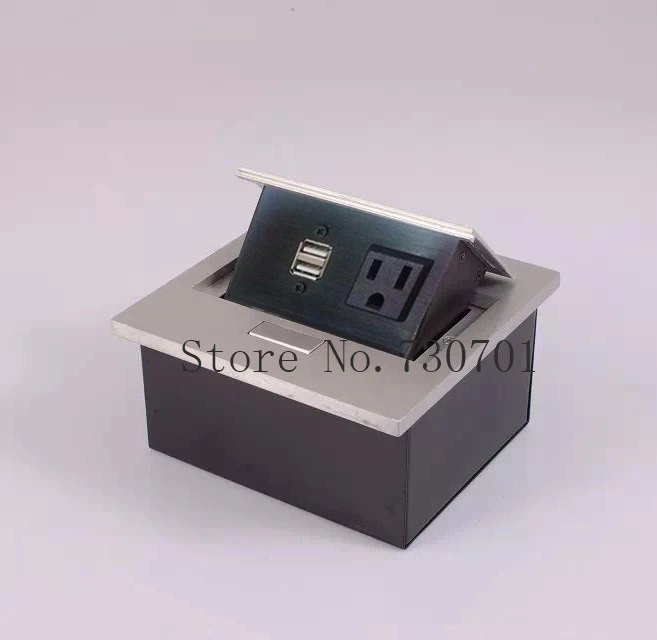 New Small cheap high class table socket with 1 USA power +2 charging USB silver/black hidden outlet socket/outlet usb
New Small cheap high class table socket with 1 USA power +2 charging USB silver/black hidden outlet socket/outlet usb
