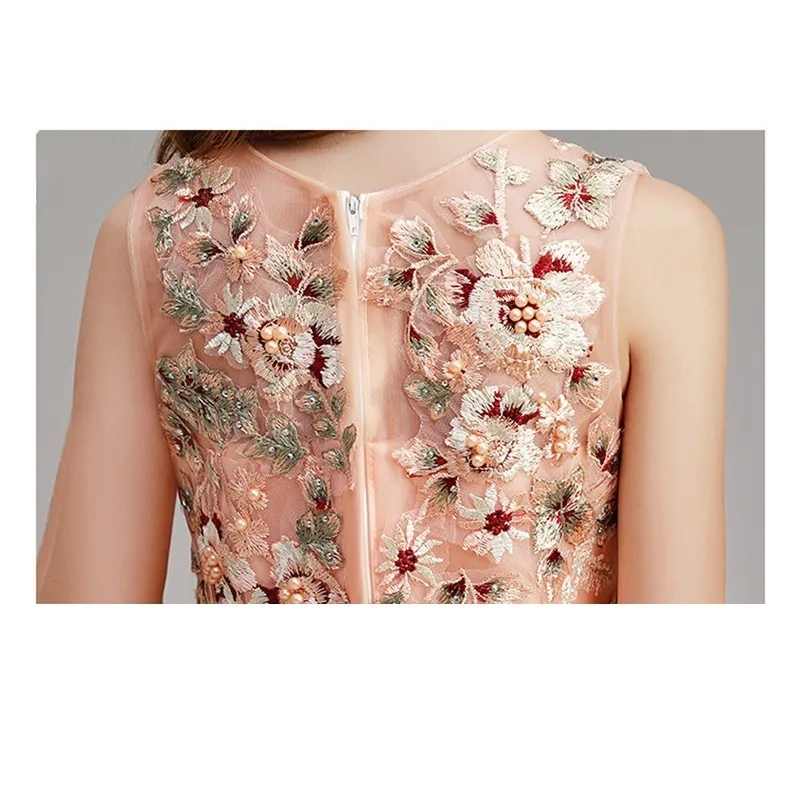Luxury Embroidery Flower Girl Dresses for Weddings Elegant Ball Gown Lace Pageant Girls Kids Evening Prom Dress | Свадьбы и