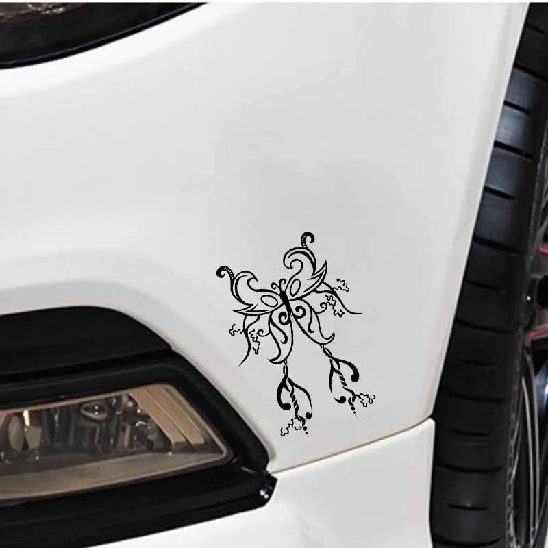 YJZT 11.CM*15.4CM Caricature Butterfly Delicate Dazzling Vinyl Decal Nice Car Sticker Black/Silver C19-0779
YJZT 11.CM*15.4CM Caricature Butterfly Delicate Dazzling Vinyl Decal Nice Car Sticker Black/Silver C19-0779