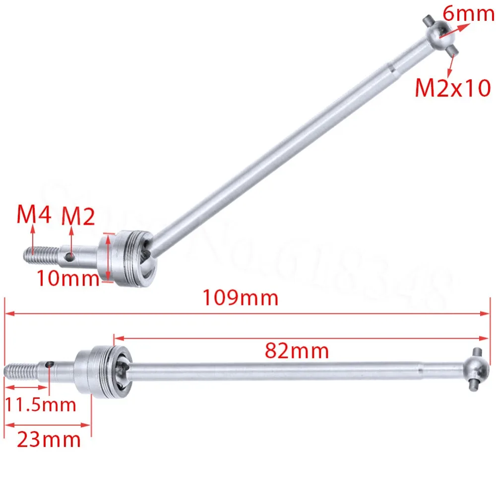 HSP 1/10 Upgrade Parts 106015 Steel Dogbone Shaft Joint 2P 06047 For RC Model Car Off Road Buggy 94106 WARHEAD
HSP 1/10 Upgrade Parts 106015 Steel Dogbone Shaft Joint 2P 06047 For RC Model Car Off Road Buggy 94106 WARHEAD