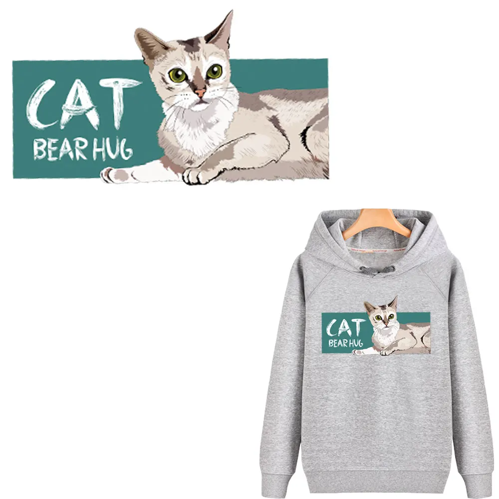 cute cat iron patches for clothing stripe girls stickers iron-on transfer for T-shirt hoodies diy patch thermocollants vetement
cute cat iron patches for clothing stripe girls stickers iron-on transfer for T-shirt hoodies diy patch thermocollants vetement