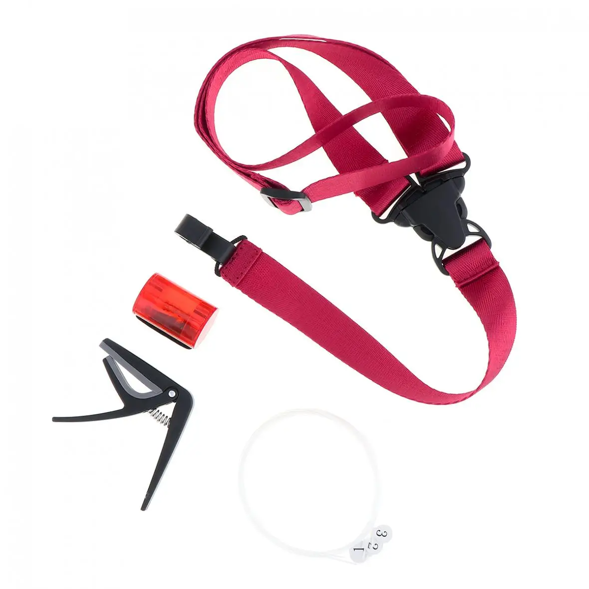 Slade 4pcs/lot Ukulele Tool Kit String + Strap + Capo + Sand Shaker Ukulele Accessories Essential Tool
Slade 4pcs/lot Ukulele Tool Kit String + Strap + Capo + Sand Shaker Ukulele Accessories Essential Tool
