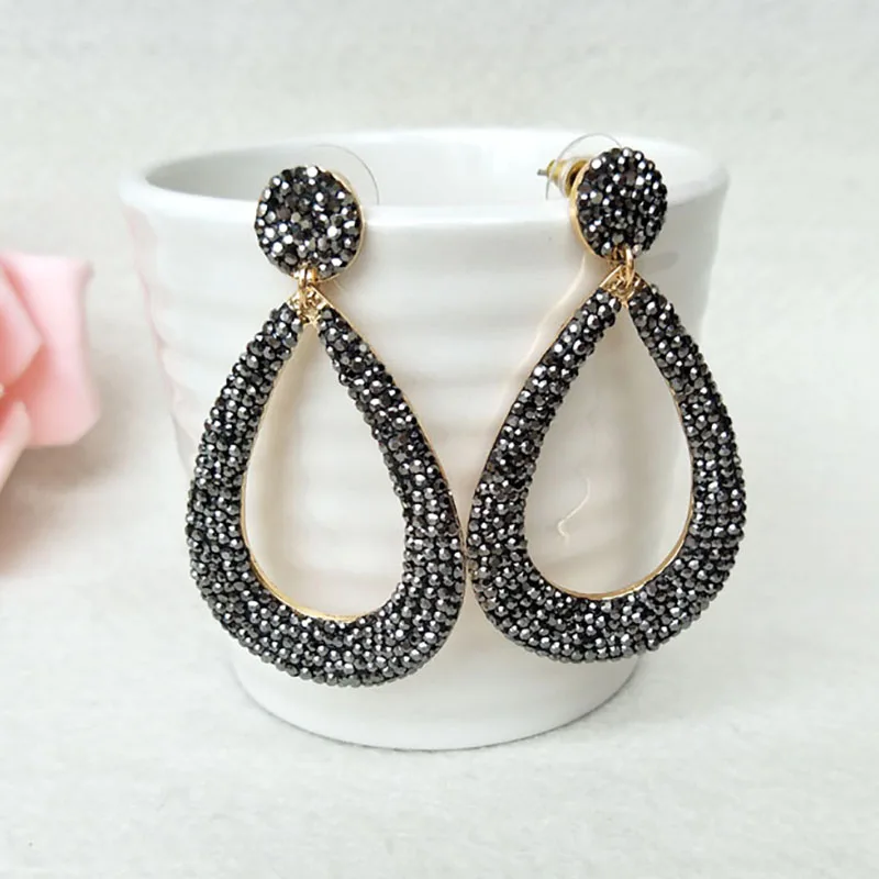 5 Pairs Fashion water-drop earrings Paved Rhinestone Crystal Charm Dangle earrings Finding Jewelry for women ER456
5 Pairs Fashion water-drop earrings Paved Rhinestone Crystal Charm Dangle earrings Finding Jewelry for women ER456