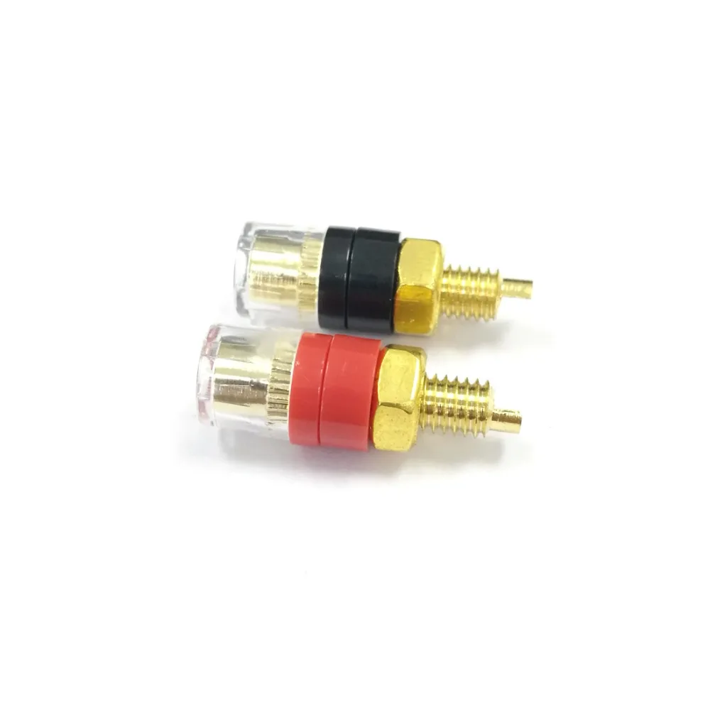 A pair Gold-plated copper Banana connector 6mm banana plug sockets Binding Post New
A pair Gold-plated copper Banana connector 6mm banana plug sockets Binding Post New