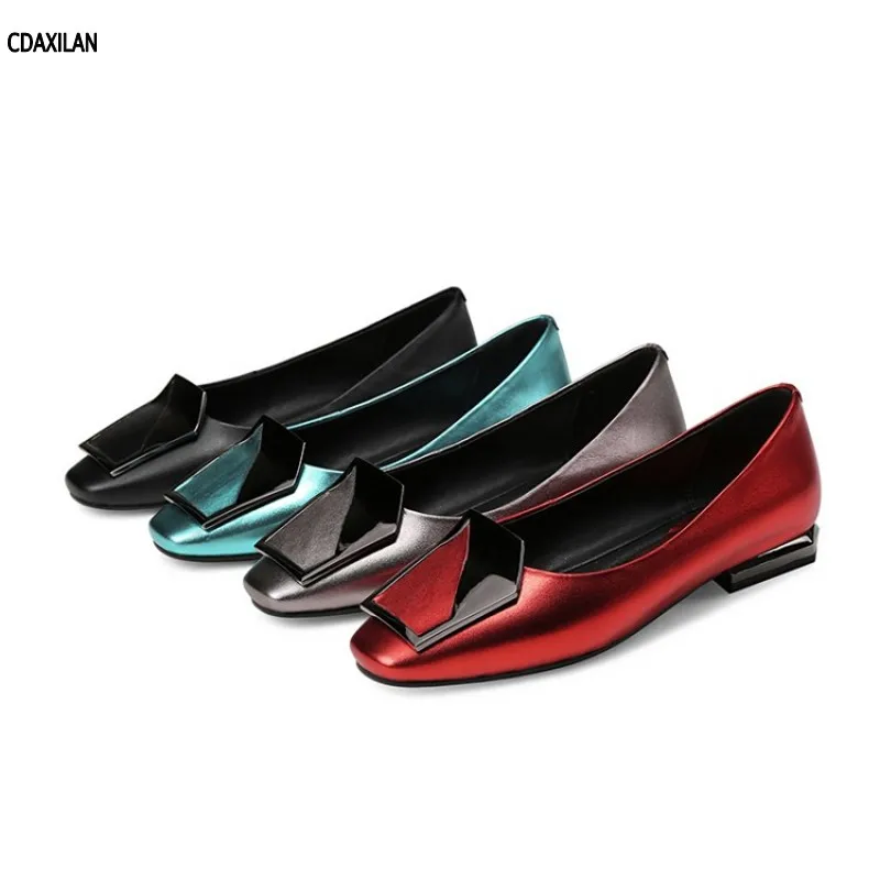 CDAXILAN new arrivals women flats red wedding shoes genuine cow leather square toe sweet ladies party summer girls casual shoes
CDAXILAN new arrivals women flats red wedding shoes genuine cow leather square toe sweet ladies party summer girls casual shoes