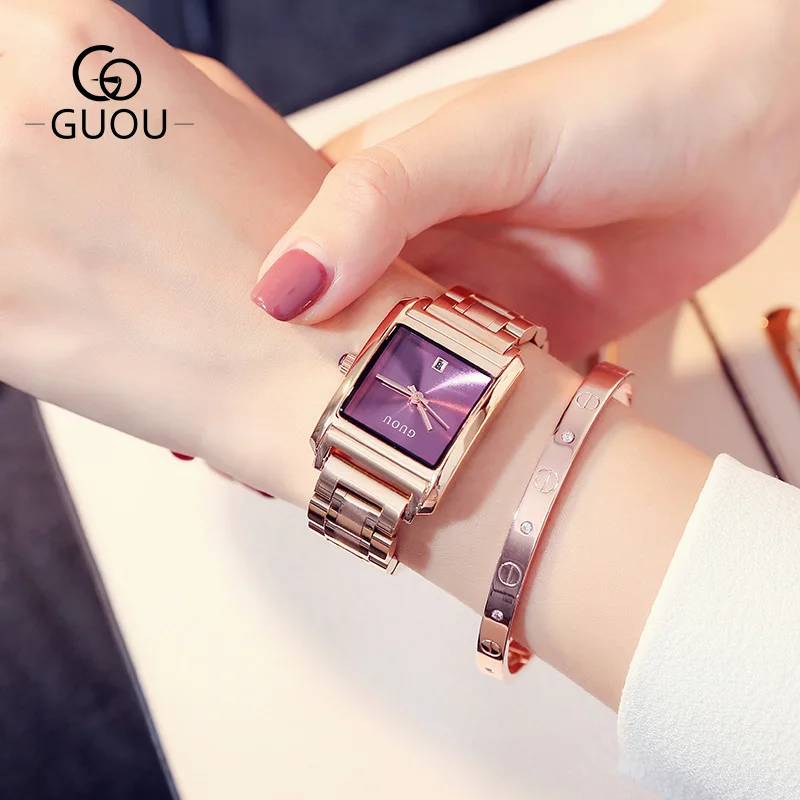 GUOU Watch Fashion Stainelss Steel Ladies Watch Women Watches Luxury Women's Watches Clock Women relogio feminino 
GUOU Watch Fashion Stainelss Steel Ladies Watch Women Watches Luxury Women's Watches Clock Women relogio feminino