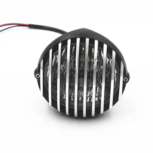 Motorcycle Scalloped Headlight Lamp Finned Grill For Harley Cruiser Dyna Softail Chopper Bobber Cafe racer Old School
Motorcycle Scalloped Headlight Lamp Finned Grill For Harley Cruiser Dyna Softail Chopper Bobber Cafe racer Old School