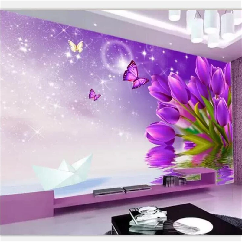 beibehang Custom wallpaper large upscale romantic beautiful fresh tulips background wall living room bedroom sofa TV decoration
beibehang Custom wallpaper large upscale romantic beautiful fresh tulips background wall living room bedroom sofa TV decoration
