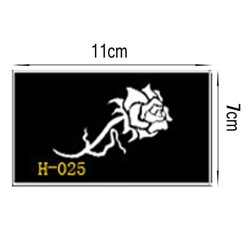 Трафареты аэрографа для 10 шт. временная татуировка из хны шаблоны Случайная