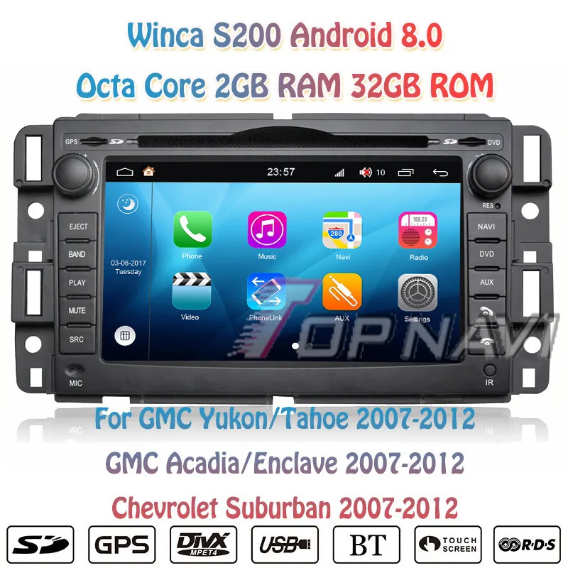 Topnavi Octa Core 7" S200 Android 8.0 Car DVD Multimedia Player for GMC Audio Audio Radio Stereo 2DIN GPS Navigation In Dash
Topnavi Octa Core 7" S200 Android 8.0 Car DVD Multimedia Player for GMC Audio Audio Radio Stereo 2DIN GPS Navigation In Dash
